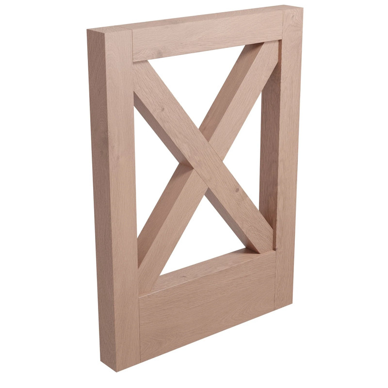 Trimmable Island End Panel - Species:Oak Red - Size:3" x 25" x 34-1/2"